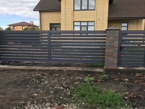 Забор жалюзи 72 метра фото в Электрогорске
