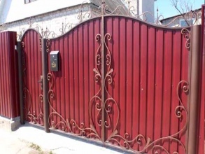 Калитка - пример 1 фото в Электрогорске